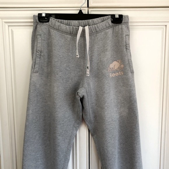 Roots grey organic cotton blend women’s sweatpants - Picture 2 of 10
